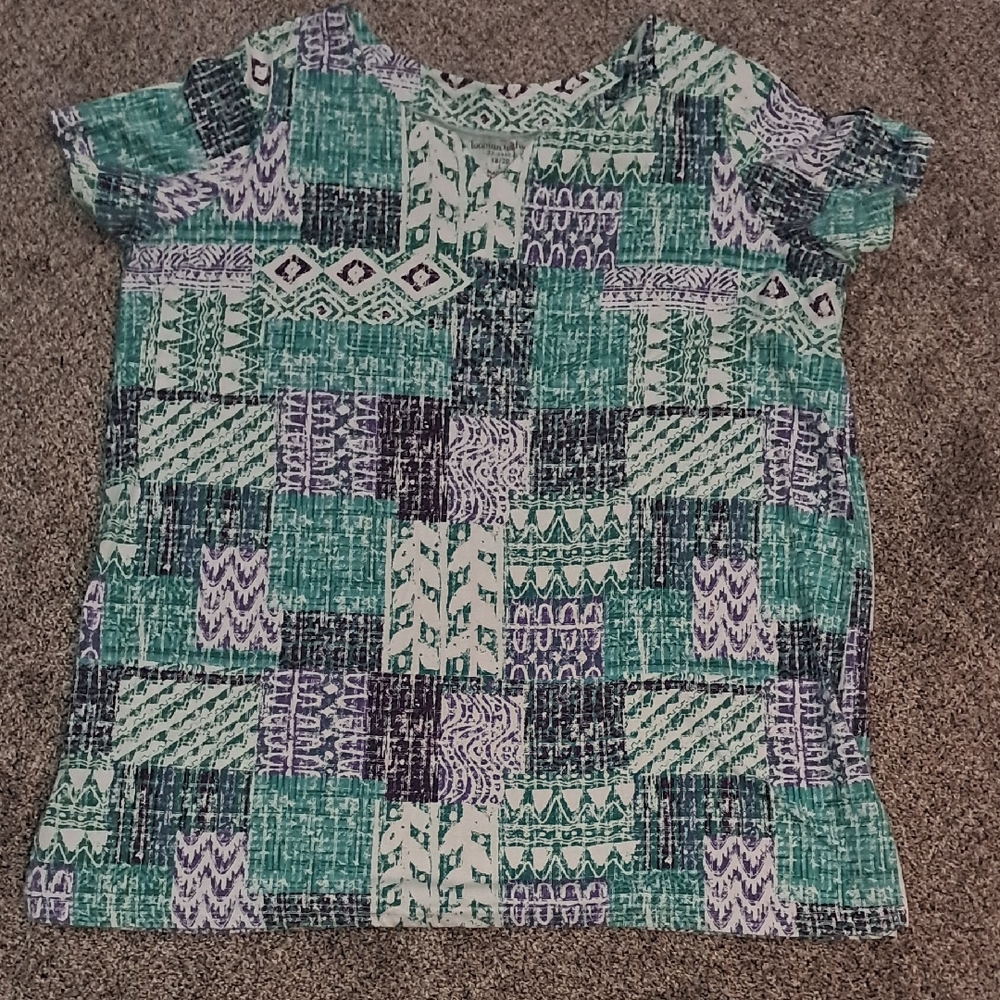 Woman Within Womens Multi Colored 18/20 Large